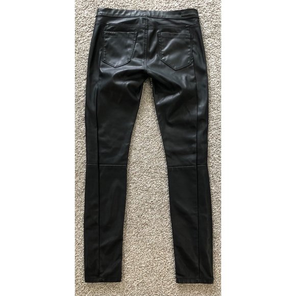 Blank NYC Floral Tapestry & Faux Leather Pants - Picture 4 of 11